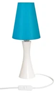 Lampy stojące - Biało-niebieska lampka nocna do pokoju dziecka Qodepe - miniaturka - grafika 1