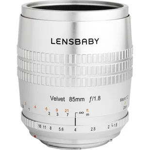 Obiektyw Lensbaby Velvet 85mm f/1.8 do Fuji X srebrny - Obiektywy - miniaturka - grafika 1