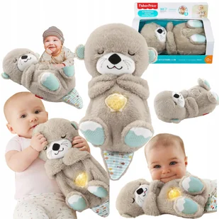 Zabawka szumiąca wydra Przytulanka Fisher-Price USYPIANKA usypiacz Prezent na Sen - Maskotki i pluszaki - miniaturka - grafika 1