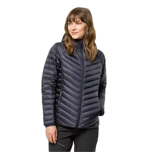 Damska kurtka puchowa Jack Wolfskin PASSAMANI DOWN HOODY W graphite - S - Kurtki damskie - miniaturka - grafika 1