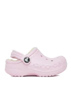 Buty dla chłopców - Crocs Klapki C-BAYA LINED CLOG T 207501-79R Różowy - miniaturka - grafika 1