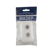 Akcesoria hydrauliczne - Rozeta maskująca plastikowa podwójna - biała WADEP - miniaturka - grafika 1