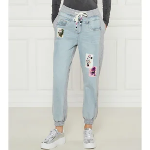 Desigual Spodnie jogger MINNIE Desigual X Disney Regular Fit - Spodnie damskie - miniaturka - grafika 1