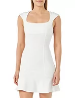 Sukienki - Pinko Damska sukienka z neoprenu Active Fluid Casual, Z05_biało-śnieżnobiały, 30 - miniaturka - grafika 1