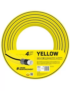 Wąż ogrodowy 4 warstwowy Cellfast 4Yellow 1&quot; 20 mb - Węże ogrodowe i zraszacze - miniaturka - grafika 1