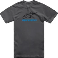 Koszulki męskie - Alpinestars T-shirt ALPINESTARS ALWAYS 2.0 CSF TEE, Charcoal/White/Blue Rozmiar: XXL - miniaturka - grafika 1