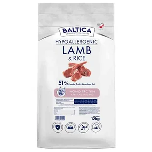 Baltica Monoprotien Adult Lamb Rice S 12kg - Sucha karma dla psów - miniaturka - grafika 1