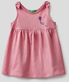 Sukienki i spódniczki dla dziewczynek - Benetton Sukienka w kolorze jasnoróżowym - grafika 1