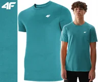 Koszulki męskie - Koszulka Męska 4f T-shirt Bawełniany Podkoszulek Sportowy Co Dzień 1887 Xl - miniaturka - grafika 1