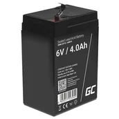 Ładowarki i akumulatory - Green Cell Akumulator Agm Vrla Green Cell 6v 4ah 49586_35265 [11219211] - miniaturka - grafika 1