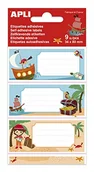 Etykiety do drukarek - APLI 18440 – etykiety szkolne piraci 9 i - miniaturka - grafika 1