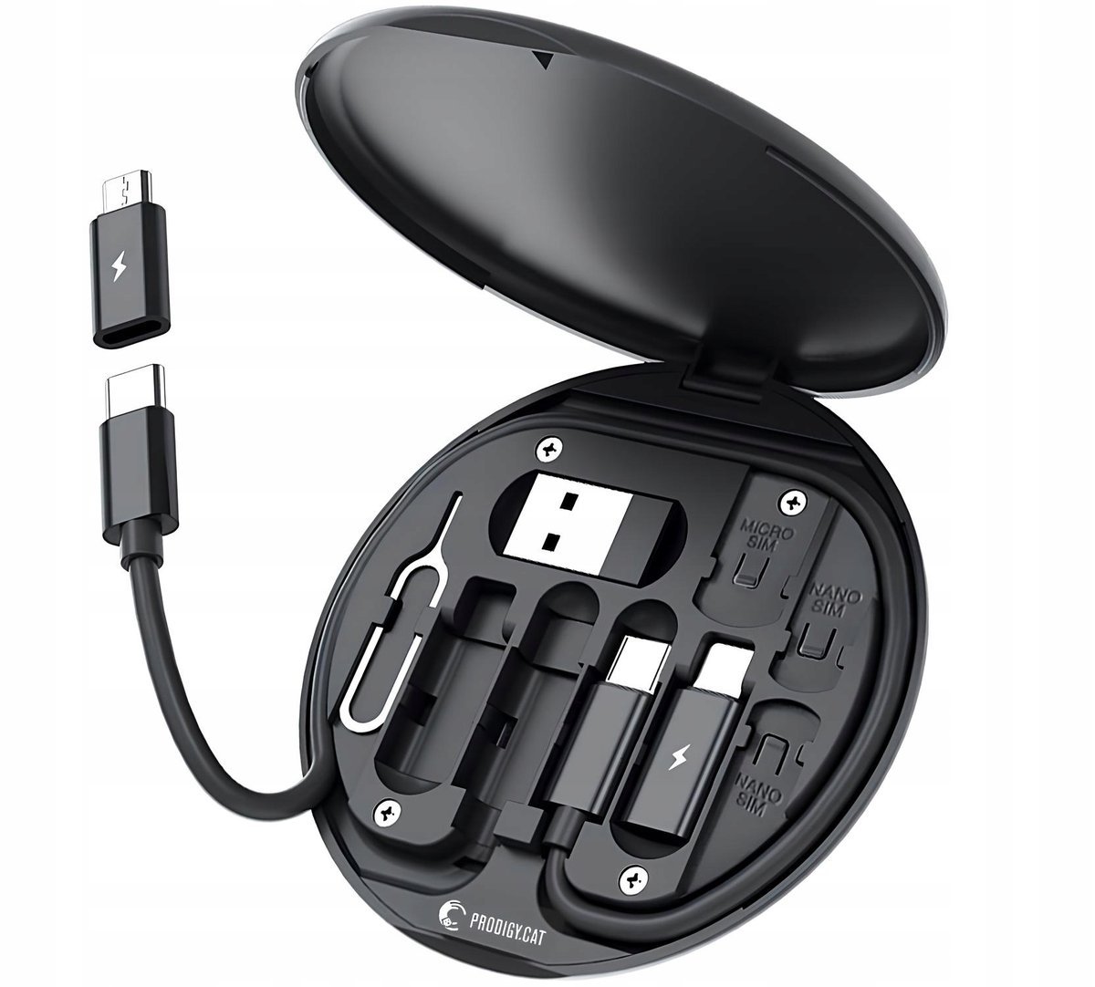 Zestaw adapterów usb przejściówki 4w1 kabel usb-c 60w