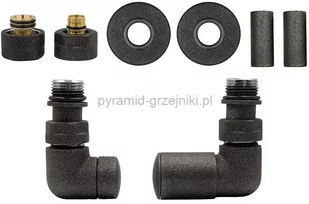 Varioterm Zawór regulacyjny Vision All in One - antracyt alu-pex - PEX 16mm prawy AVIR15P(PEX) - Zawory i kraniki - miniaturka - grafika 1