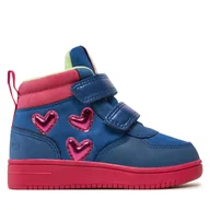 Buty dla dziewczynek - Sneakersy Agatha Ruiz de la Prada 241915-A S Niebieski - miniaturka - grafika 1