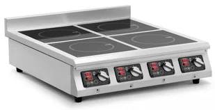 Kuchenka indukcyjna - 4 x 20 cm - 10 poziomów - timer - Royal Catering RCIK-3500IC4.2 - Piece, kotły  i płyty grzejne gastronomiczne - miniaturka - grafika 1