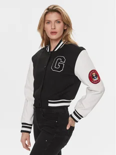 Guess Kurtka bomber W4RL56 KCD20 Czarny Relaxed Fit - Kurtki damskie - miniaturka - grafika 1