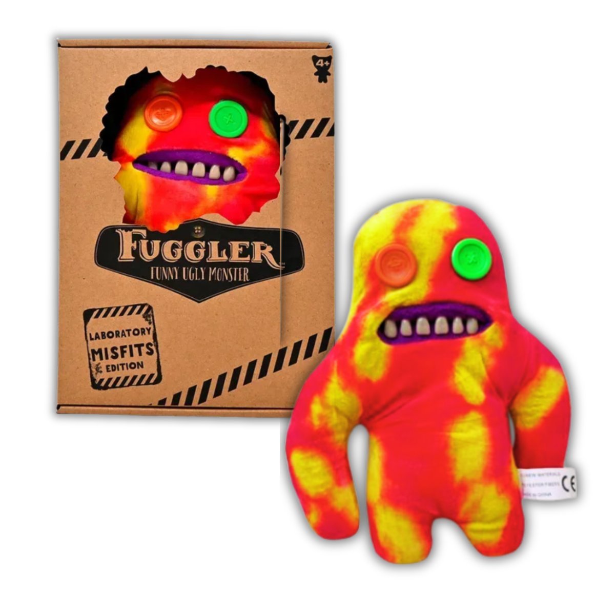 FUGGLER Potwór Pluszowy Maskotka Świrek Ognisty Pluszak 22cm