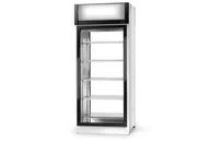 Szafy i witryny chłodnicze - Szafa chłodnicza dwustronnie przeszklona RAPA SCh-2S 825 1D AG - miniaturka - grafika 1