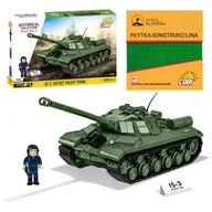 Klocki - Cobi 2590 czołg SIS-3 SOVIET HEAVY TANK HC WW2 1170 El. + PŁYTKA - miniaturka - grafika 1