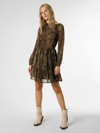 Sukienki - Noisy May Sukienka damska Kobiety brązowy|zielony|czarny wzorzysty, S - miniaturka - grafika 1