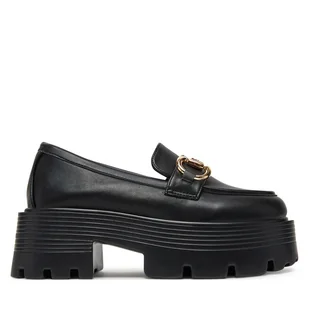 Loafersy DeeZee 23106-1 Czarny - Półbuty damskie - miniaturka - grafika 1