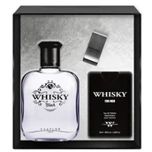 Zestawy kosmetyków męskich - SET EVAFLOR Whisky Black EDT spray 100ml + EDT spray 20ml EDT + CLIP - miniaturka - grafika 1
