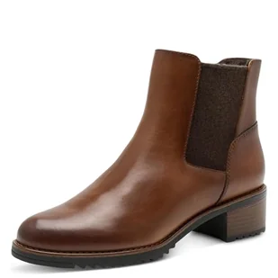 Marco Tozzi Damskie 2-25376-45 modne kozaki, koniak, 38 EU, koniak, 38 EU - Kozaki damskie - miniaturka - grafika 1