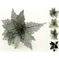 Ozdoby bożonarodzeniowe - Poinsecja na piku 30 cm mix - miniaturka - grafika 1