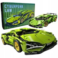 Klocki - Zestaw Klocków Klocki Samochód Sportowy Do Zbudowania Lamborghini 1280 el. - miniaturka - grafika 1