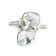 Spinki do mankietów i krawatów - Spinki do mankietów Olivier (Crystal) - miniaturka - grafika 1