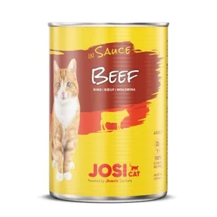 JosiCat Wołowina w sosie 12x415 g - Mokra karma dla kotów - miniaturka - grafika 1