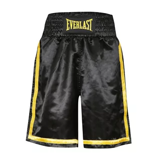 Kimona, stroje i obuwie - Spodenki bokserskie męskie EVERLAST Comp Boxe Short czarne EV1090 XL - grafika 1