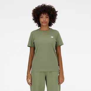 Koszulka damska New Balance WT41509DEK  zielona - Koszulki i topy damskie - miniaturka - grafika 1