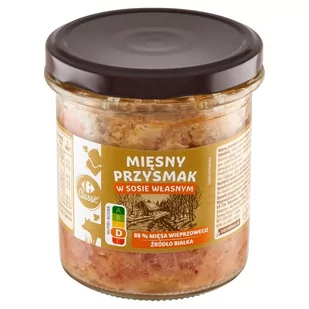 Carrefour Classic Mięsny przysmak w sosie własnym 300 g - Pasztet i przetwory mięsne - miniaturka - grafika 1