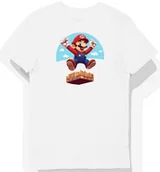 Koszulki męskie - Koszulka męska biała z motywem hydraulika Mario 3XL - miniaturka - grafika 1