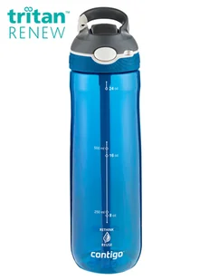 Butelka tritanowa na wodę Contigo Ashland 720ml - Monaco/Grey - Shakery i bidony sportowe - miniaturka - grafika 1