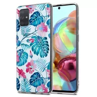 Etui i futerały do telefonów - Etui Do Samsung Galaxy A71 4G w LIŚCIE ŻÓŁWIA Pokrowiec TPU Silikon Obudowa Case Cover Plecki Cadorabo - miniaturka - grafika 1