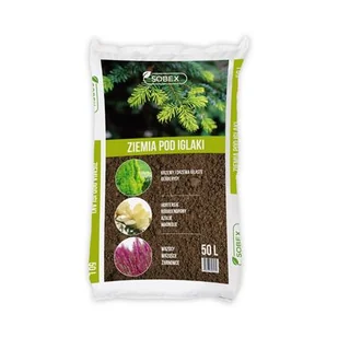 Sobex Ziemia pod iglaki 50 l - Ziemia ogrodowa - miniaturka - grafika 1