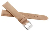 Akcesoria do zegarków - Skórzany pasek do zegarka 18 mm JVD R41517-18 beżowy - miniaturka - grafika 1