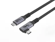 Kable USB - Microconnect USB3.2CC025-A kabel USB USB 3.2 Gen 2x2 0,25 m USB C Czarny - miniaturka - grafika 1