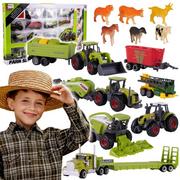 Samochody i pojazdy dla dzieci - Ciągnik Traktor Maszyny Rolnicze Zestaw Farmer - miniaturka - grafika 1