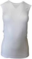 Koszulki sportowe damskie - COOL t-shirt bez rękawów scampolo - damski .XXL .biały - miniaturka - grafika 1