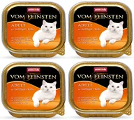 Mokra karma dla kotów - Animonda Vom Feinsten Adult Cat smak: z drobiem i cielęciną 6 x 100g - miniaturka - grafika 1