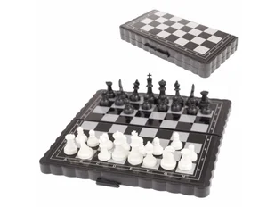 Szachy Warcaby Magnetyczne 2W1 Podróżne Mini - Gry planszowe - miniaturka - grafika 1