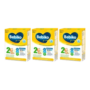 Zestaw Bebiko 2 Nutriflor Expert, mleko następne, powyżej 6 miesiąca, 3 x 600 g - Mleko modyfikowane - miniaturka - grafika 1