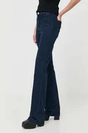 Spodnie damskie - Morgan jeansy damskie high waist - miniaturka - grafika 1