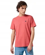 Koszulki męskie - T-shirt Wrangler SIGN OFF TEE 112362687 Nuntucket XXL - miniaturka - grafika 1