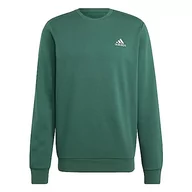 Bluzy męskie - adidas Bluza męska Feelcozy, Zielony (Collegiate Green), XXL - miniaturka - grafika 1