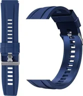 Akcesoria do smartwatchy - Rubicon Pasek silikonowy Rubicon RNCF22 - 22 mm granatowy - miniaturka - grafika 1