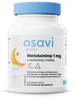 Układ nerwowy - Osavi - Melatonina z Walerianą i Melisą, 1mg, 120 vkaps - miniaturka - grafika 1